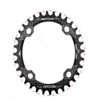 MOTSUV ronde smalle brede Chainring MTB fiets 104BCD tand plaat onderdelen elliptische plaat 32T (zwart) - thumbnail