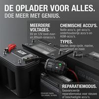 NOCO GENIUS5 5A acculader voor 6V/12V accu's met onderhouds- en ontzwavelingsfunctie - thumbnail