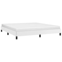 Bedframe kunstleer wit 180x200 cm - thumbnail