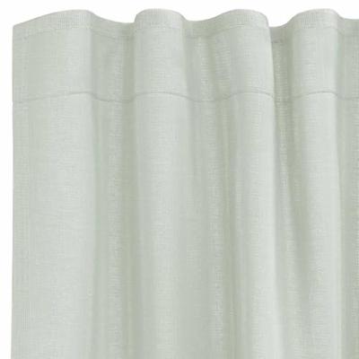 Gordijnen voile met roedezakken 2 st lichtgrijs