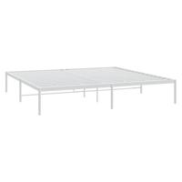 Bedframe metaal wit 180x200 cm - thumbnail