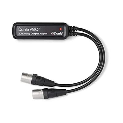 Dante Avio analog output adapter 0x2 XLR