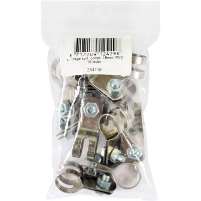 Bofix 234119 bandage sport 18mm rvs compleet p/10