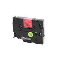 Huismerk Brother TZe-421 Labeltape 9mm Zwart op Rood Huismerk Brother TZe-421 Labeltape 9mm Zwart op Rood
