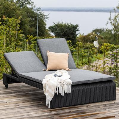 Nohr Ligbed 'Kha' 2-persoons, kleur Zwart