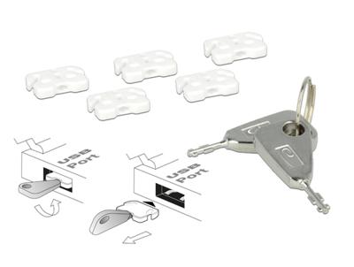 Delock USB poort blocker USB-A - thumbnail