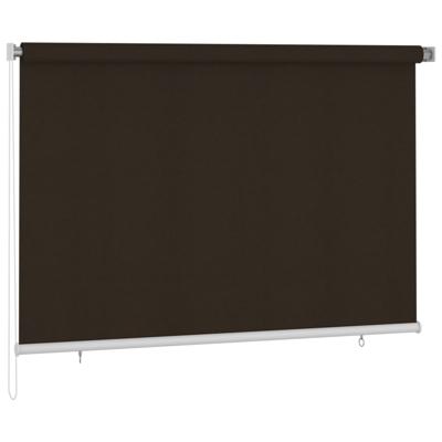 VidaXL Rolgordijn voor buiten 225(b)x140(h) cm bruin