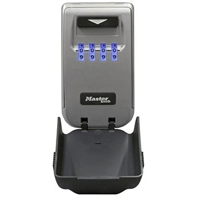 Masterlock Medium Key Lock Box - Zinc alloy construction - Light Up Resettable 4-digit combination - (CR2032 Battery included) - Mounting hardware - thumbnail