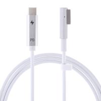 85W 5 Pin MagSafe 1 (L-Shaped) to USB-C / Type-C PD Charging Cable(White) - thumbnail