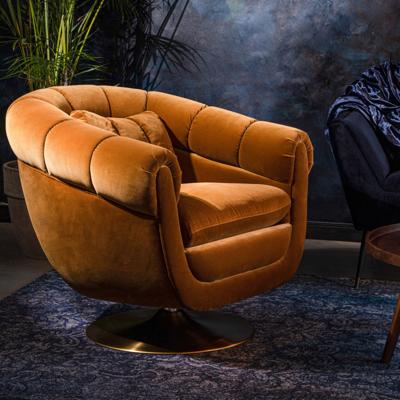 Dutchbone Fauteuil 'Member', kleur Goud