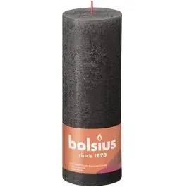 Bolsius Rustiek Stompkaars Stormy Grey 190/68