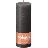 Bolsius Rustiek stompkaars 190/68 grijs - thumbnail