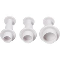 Creativ Company uitsteekvormen met stempel cirkel, 3st. - thumbnail