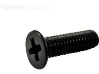 Hammond Electronics 1591TS100BK Reserveschroef Staal Zwart 100 stuk(s) - thumbnail