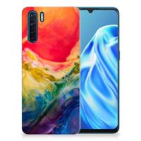 Smartphone hoesje OPPO A91 Watercolor Dark - thumbnail