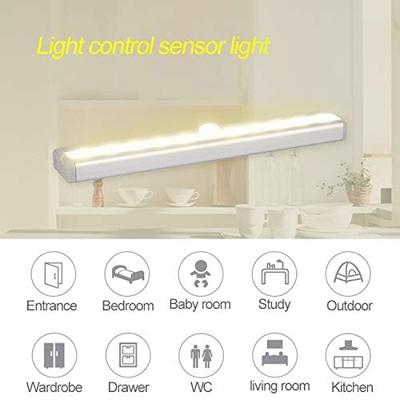 2.8 w 20 LEDs warm wit breedbeeld intelligent menselijk lichaam sensor licht LED gang kast licht USB opladen versie - thumbnail