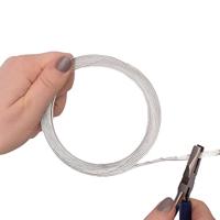 Vaessen Creative • aluminiumdraad embossed plat 5mmx3m zilver - thumbnail