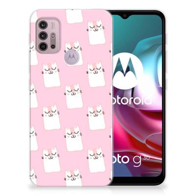 Motorola Moto G30 | G10 | TPU Hoesje | Sleeping Cats Motorola Moto G30 | G10 | TPU Hoesje | Sleeping Cats