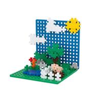 Plusplus Bouwplaat blauw/grijs Plus-Plus: 2 stuks 3840 - thumbnail