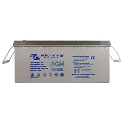 Victron Energy AGM Super Cycle 12V 230 Ah Loodaccu 12 V 230 Ah Loodvlies (AGM) (b x h x d) 532 x 226 x 207 mm M8-schroefaansluiting Onderhoudsvrij