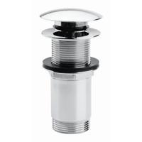 OUTLET Stop/go Afvoerplug Clou InBe Zonder Overloop Rond Chroom - thumbnail