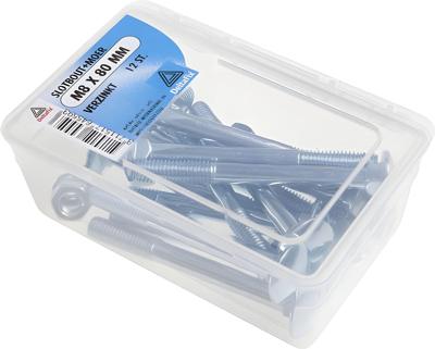 Slotbout moer m8x100mm 10st Deltafix - Deltafix Slotbout moer m8x100mm 10st Deltafix - Deltafix