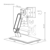 TV houder Aisens DT32TSR-373 17" 32" - thumbnail