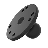 RAM Mounts Basisplatte rund - B-Kugel (1 Zoll), Platten-Durchmesser 63,5 mm, AMPS-Lochraster - thumbnail