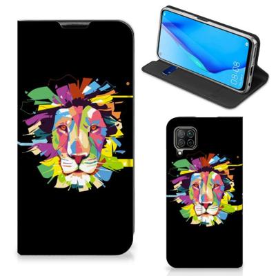 Huawei P40 Lite Magnet Case Lion Color Huawei P40 Lite Magnet Case Lion Color