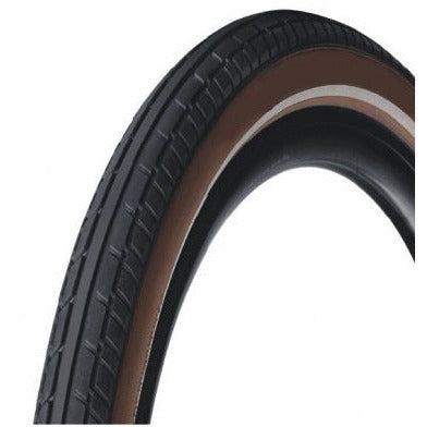 Deli tire buitenband 24x2.125 57-507 zwart/bruin sa-238 reflectie