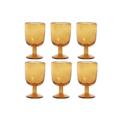 Set van bekers Home ESPRIT Amber Kristal 300 ml 8 x 8 x 14 cm (6 Stuks) Set van bekers Home ESPRIT Amber Kristal 300 ml 8 x 8 x 14 cm (6 Stuks)