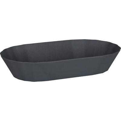 DishCircle Snacktray | reusable | 225x115x40mm | PP | grijs | 100 stuks