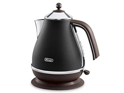 Waterkoker DeLonghi KBOV 2001.BK 2000 W 1,7 L Zwart Roestvrij staal