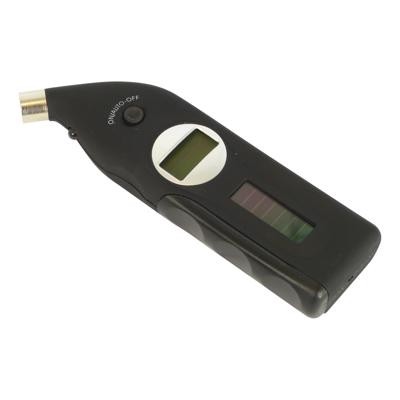 Carpoint bandenspanningsmeter Solar digitaal 14 cm zwart