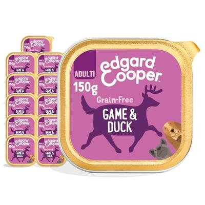 Edgard & Cooper Wild & Eend hond natvoer kuipjes 11 x 150gr