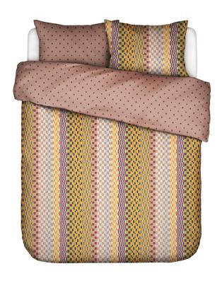 Essenza Essenza Stach Duvet dekbedovertrek 2p set 260x220 Antique pink