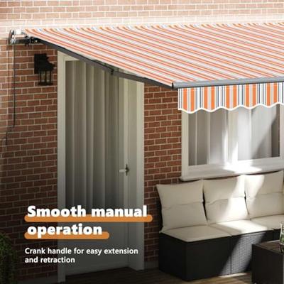 VidaXL Inklapbaar zonnescherm multikleur 400 × 300 cm