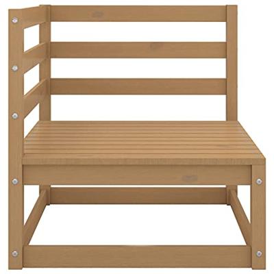 3-delige Loungeset massief grenenhout honingbruin 3-delige Loungeset massief grenenhout honingbruin