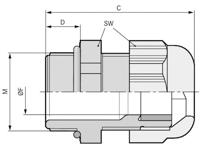 LAPP 53113321 Wartel M12 Polycarbonaat Zwart (RAL 9005) 100 stuk(s) - thumbnail