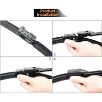 Wiesbaden Skyline Nis Schuifdeur - 1400x2000x8mm - NANO - Helder Glas/Mat Zwart - thumbnail