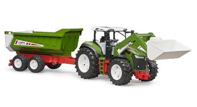 bruder ROADMAX tractor met frontlader en kiepwagen Kant-en-klaar model Landbouwvoertuig (model) - thumbnail