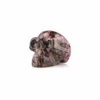 Kristallen Schedel Rhodoniet (70-80 mm) - thumbnail