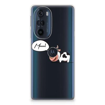 Motorola Edge 30 Pro Telefoonhoesje met Naam Cow Motorola Edge 30 Pro Telefoonhoesje met Naam Cow