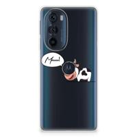 Motorola Edge 30 Pro Telefoonhoesje met Naam Cow - thumbnail