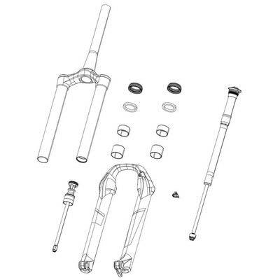 ROCKSHOX schuimrubberring foam ring kit rs 35 x 4mm sid 35/pike/lyrik+