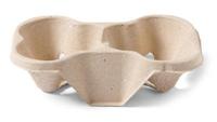 Depa Cup carrier 2-cups biodore pulp (50 stuks) - thumbnail