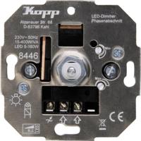 Kopp 844600004 Dimmer (inbouw) Geschikt voor lampen: Gloeilamp, Halogeenlamp, LED-lamp Grijs - thumbnail