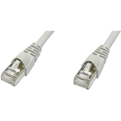 Telegärtner 100008382 RJ45 Netwerkkabel, patchkabel CAT 5e F/UTP 2.00 m Grijs Vlambestendig, Snagless 1 stuk(s)