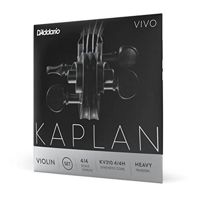 D'Addario Kaplan Vivo KV310 4/4 Heavy vioolsnaren set D'Addario Kaplan Vivo KV310 4/4 Heavy vioolsnaren set