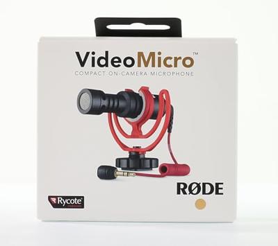 RODE Microphones VIDEO MICRO Cameramicrofoon Zendmethode:Kabelgebonden Incl. kabel, Incl. windkap, Flitsschoenmontage Microfoon TRS (3.5 mm jackplug)